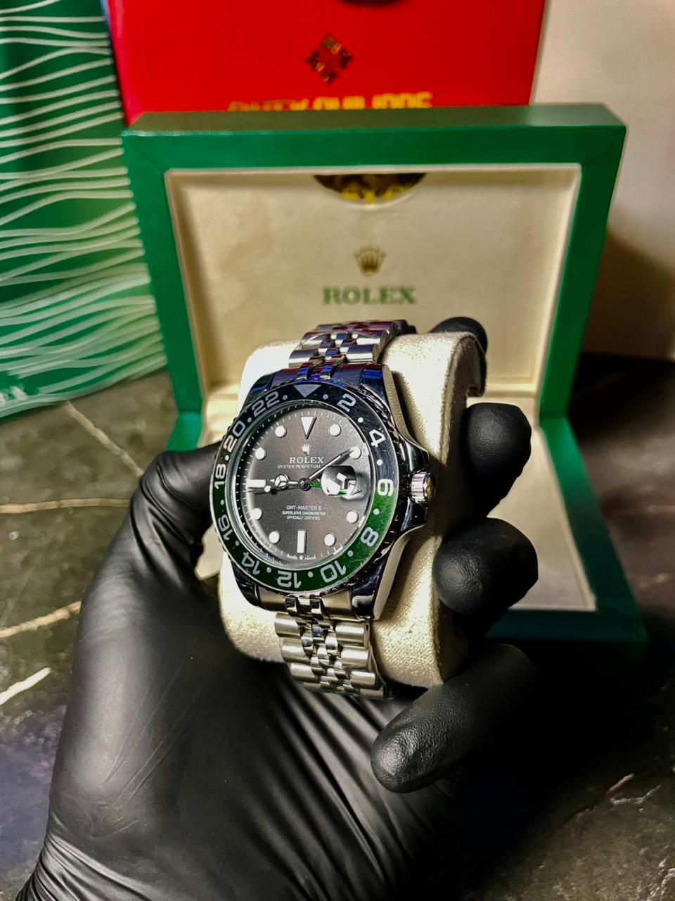 Rolex Oyster Perpetual GMT Green