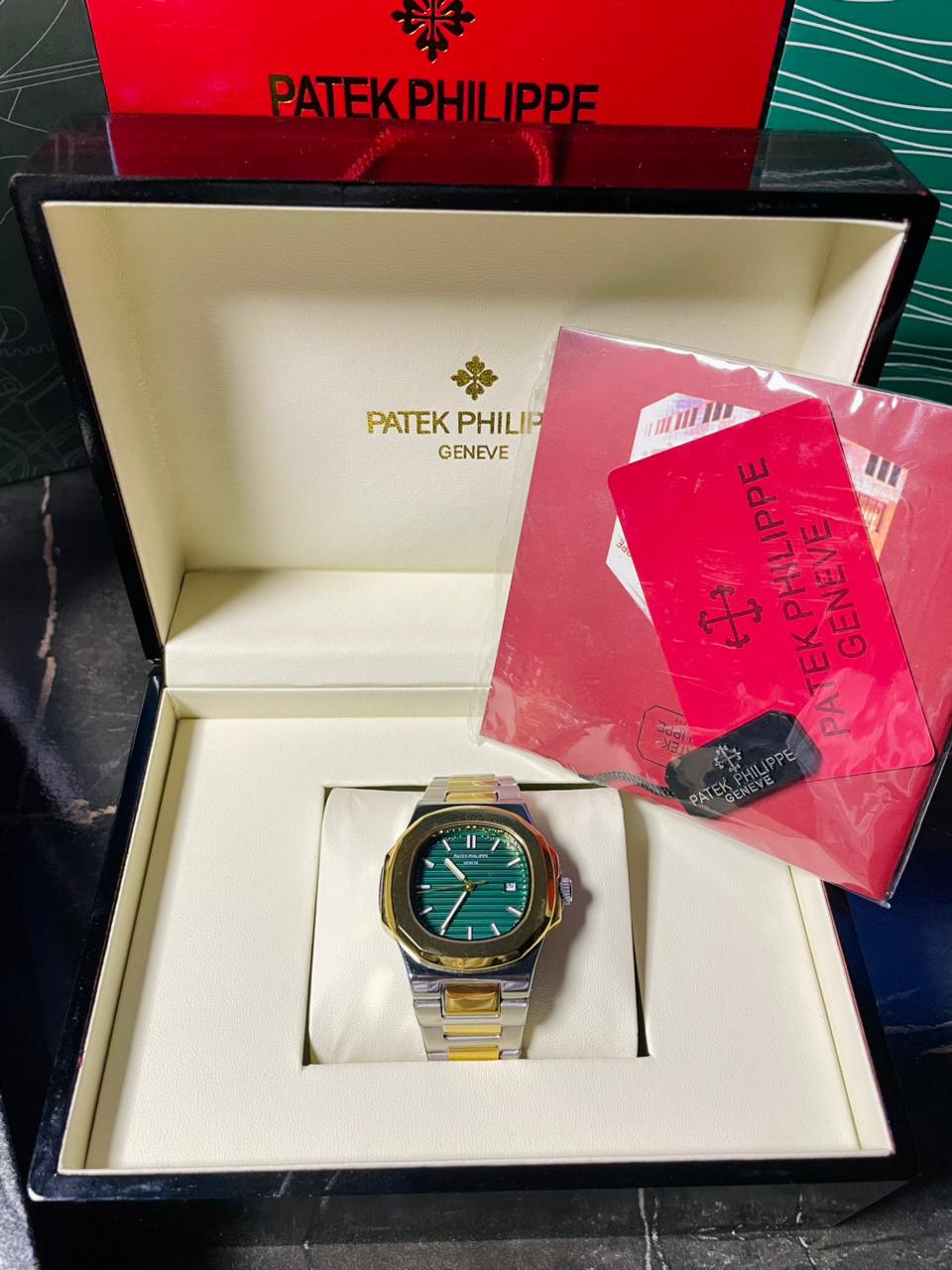 Patek Phillipe Two Tone with Green Dial