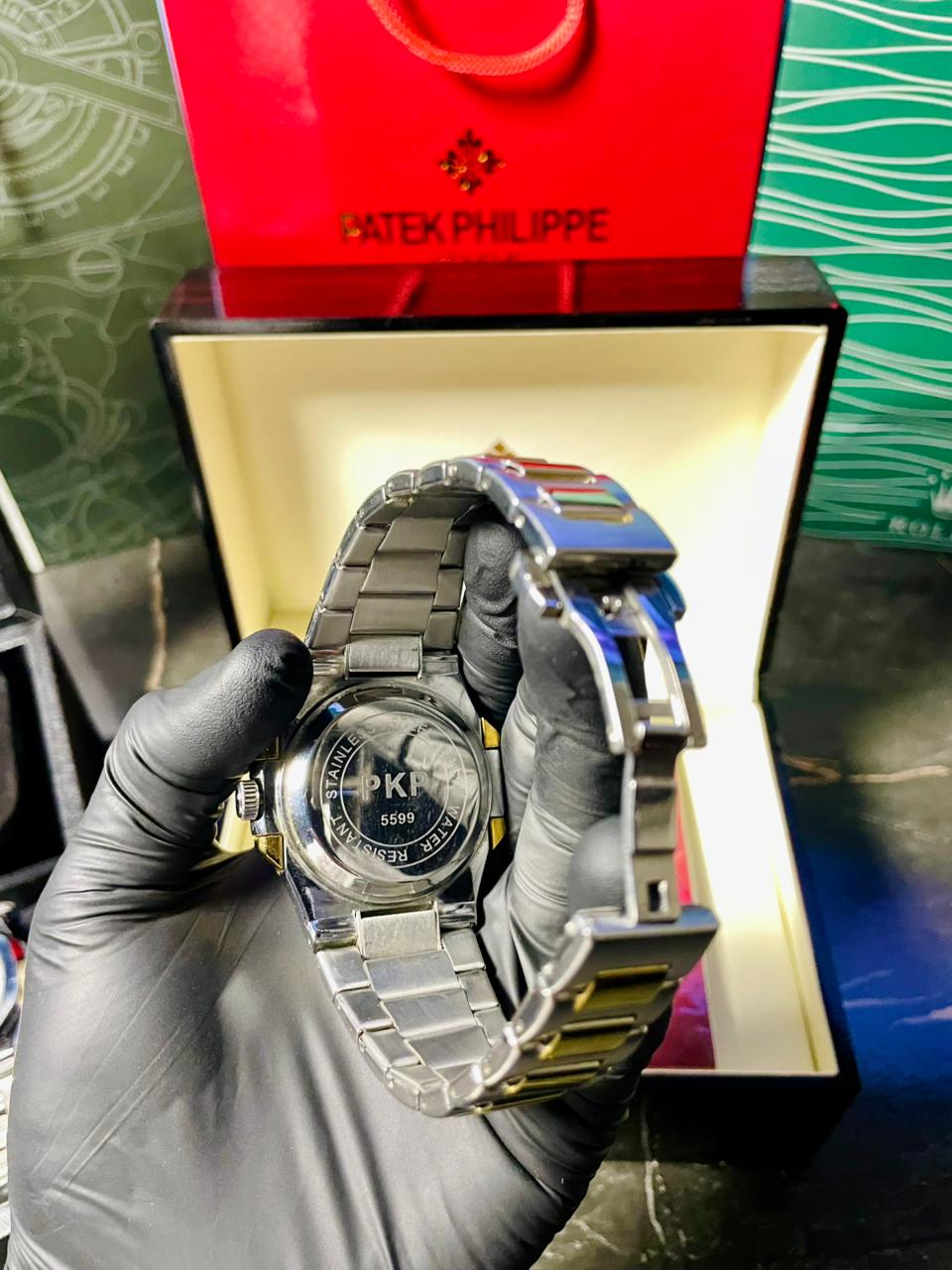 Patek Phillipe Two Tone with Green Dial