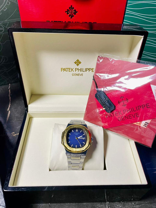 Patek Phillipe Two Tone with Blue Dial