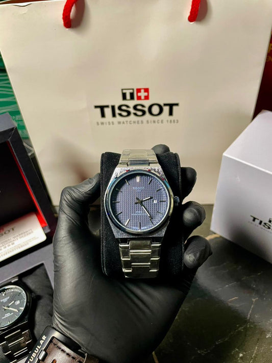 Tissot 1853 PRX Silver with Blue Dial