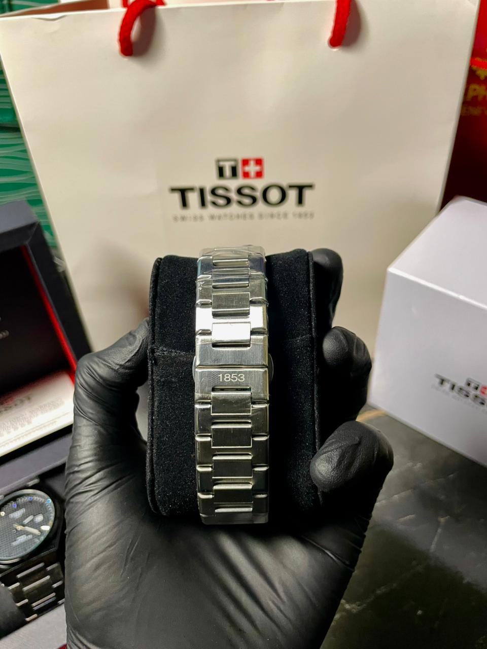 Tissot 1853 PRX Silver with Blue Dial