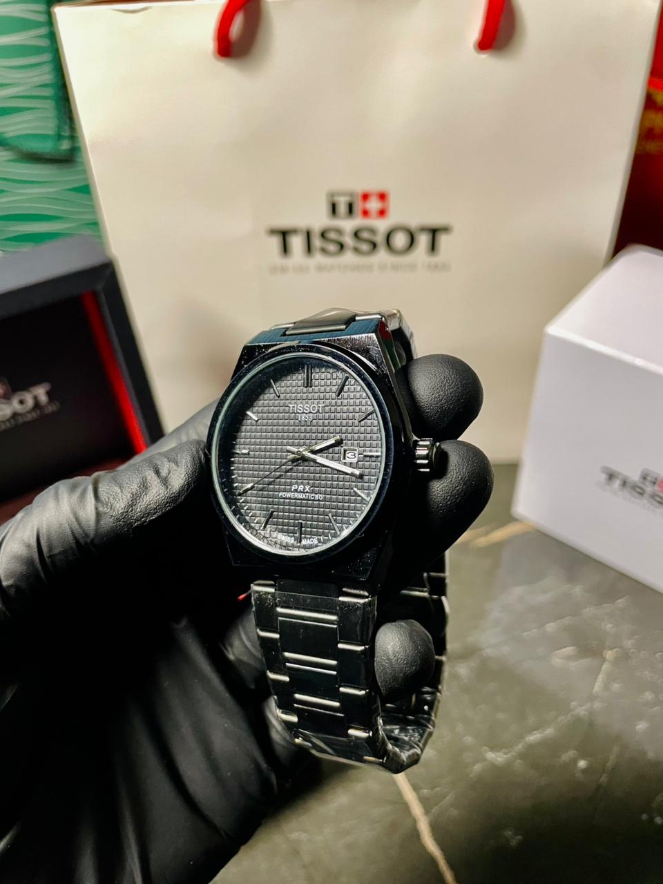 Tissot 1853 PRX Semi-Auto Black